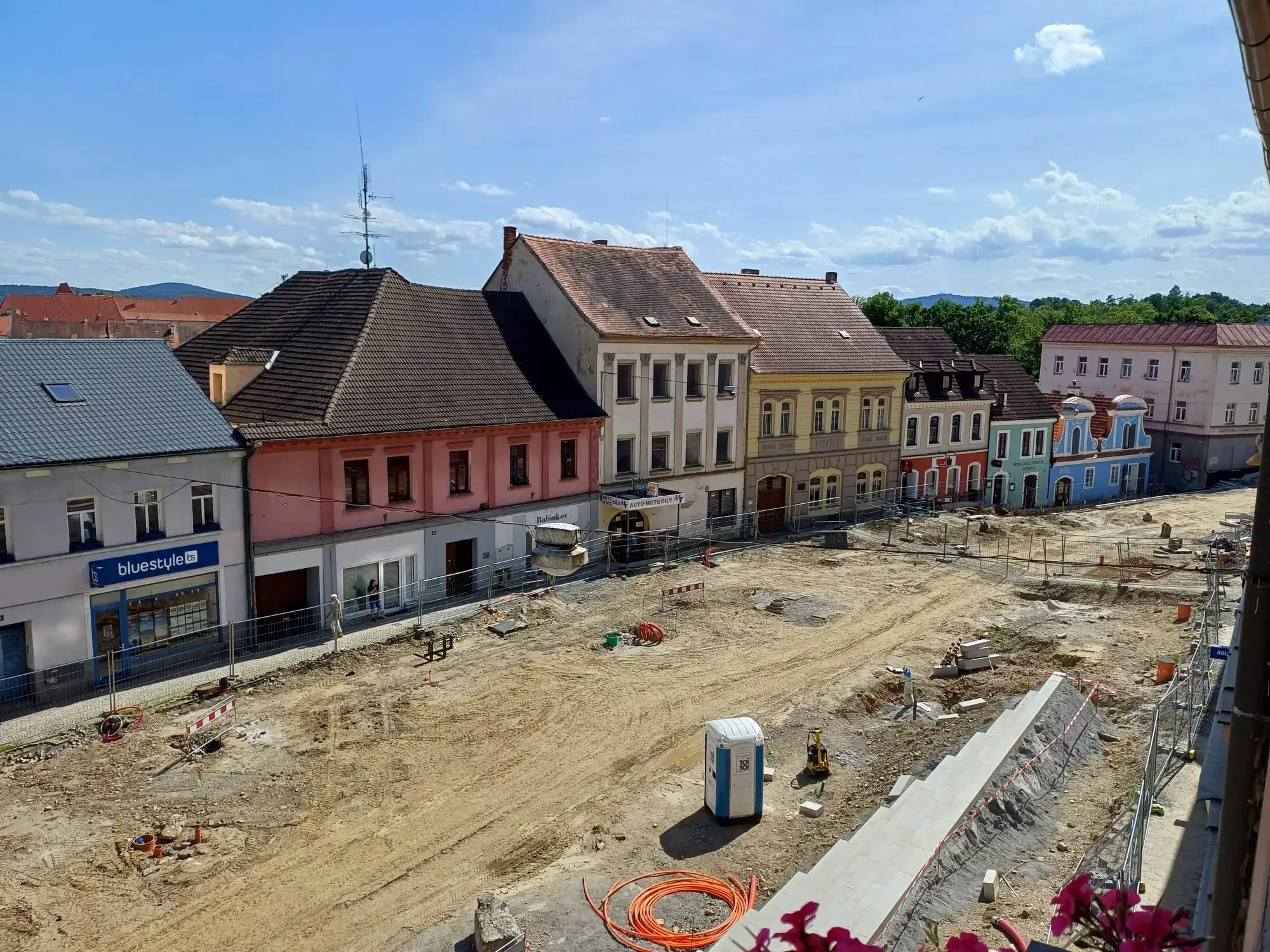 Strakonice: uzavření Velkého náměstí